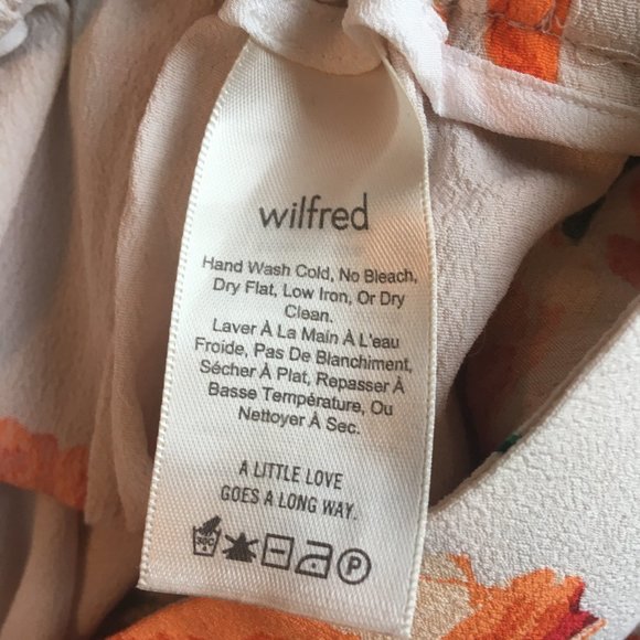 Wilfred 'Faun' Floral Wide Legged Pants Size Small - Picture 7 of 14